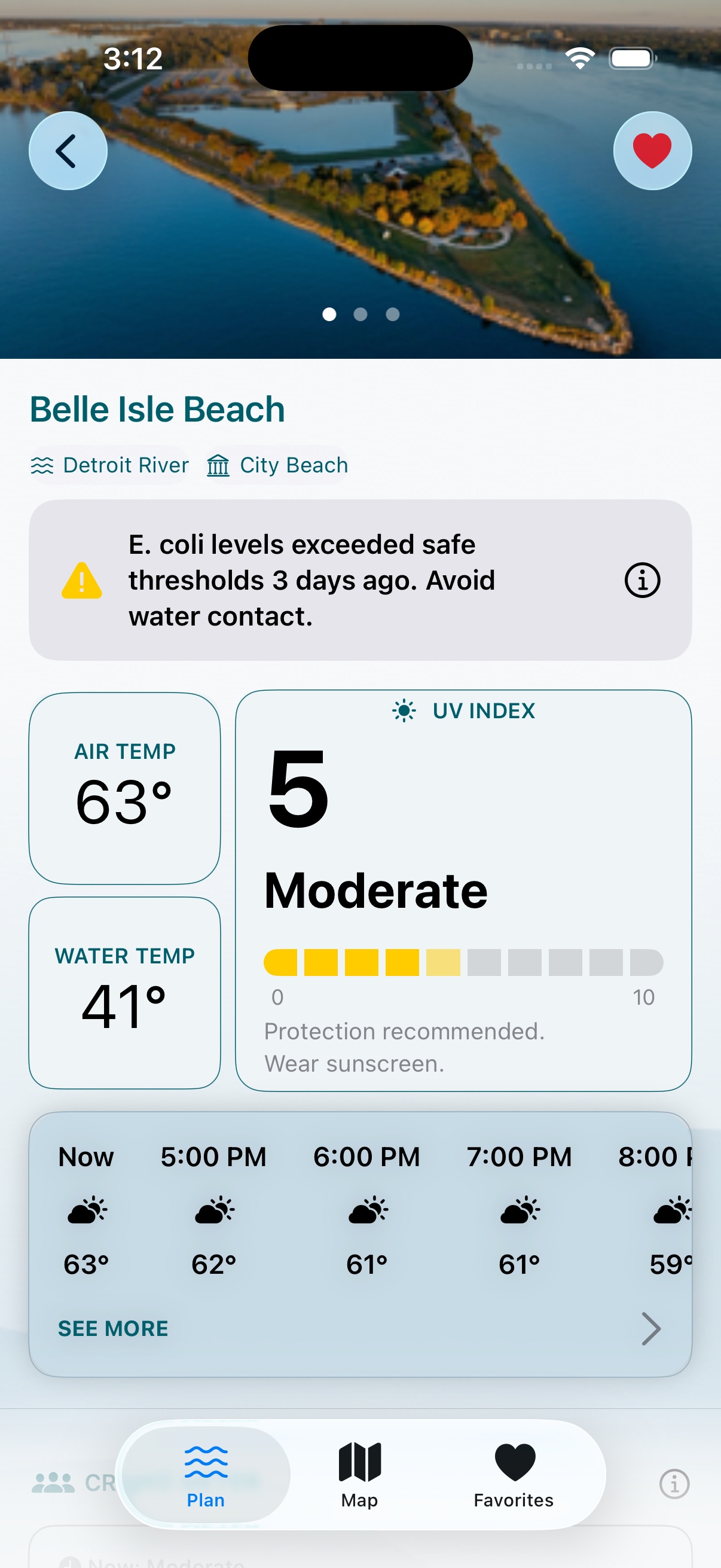 CoastCast beach detail — Belle Isle Beach
