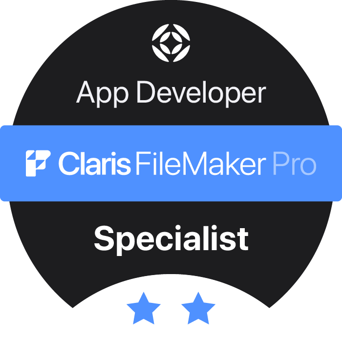 App Developer for Claris FileMaker Pro Specialist badge