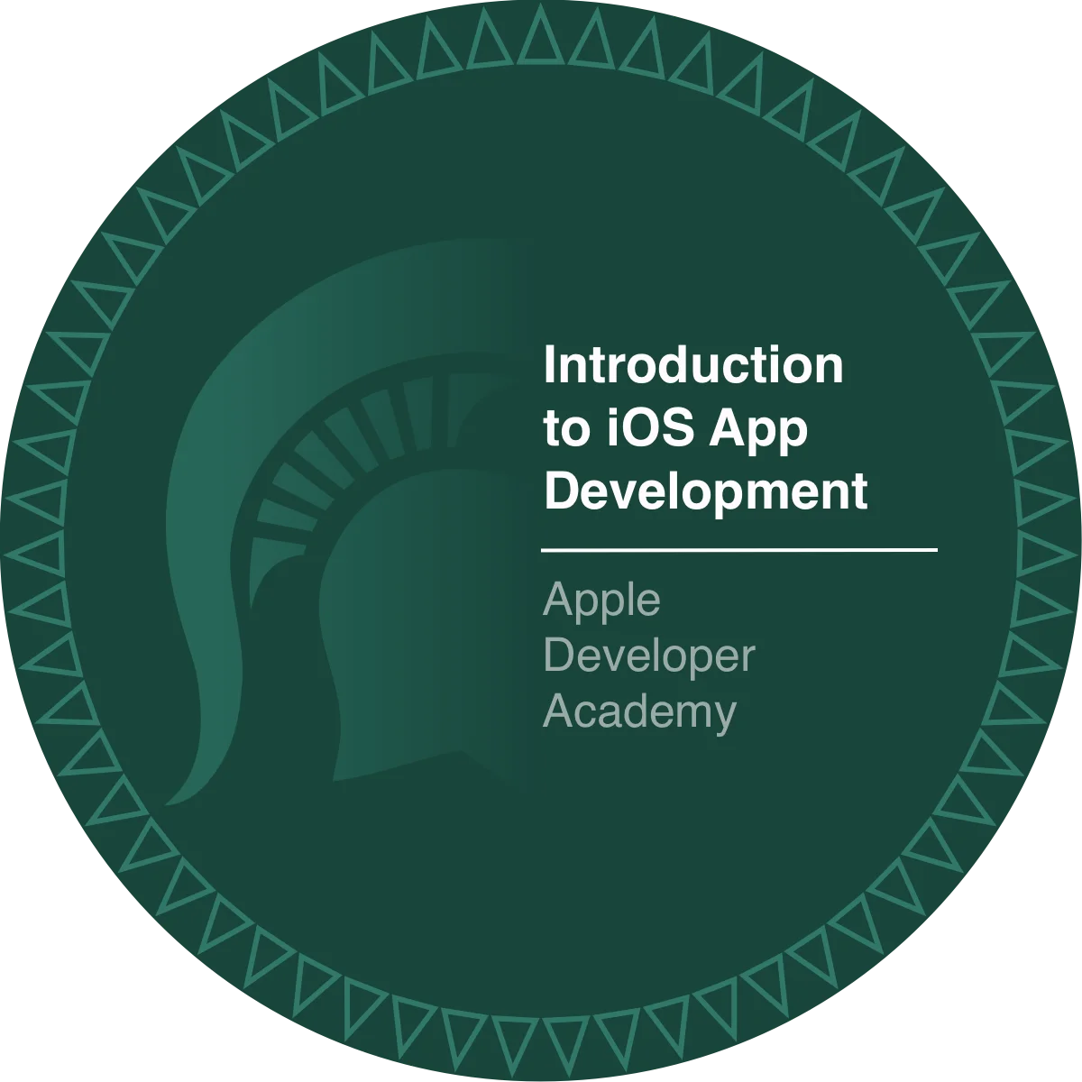 Introduction to iOS App Development badge