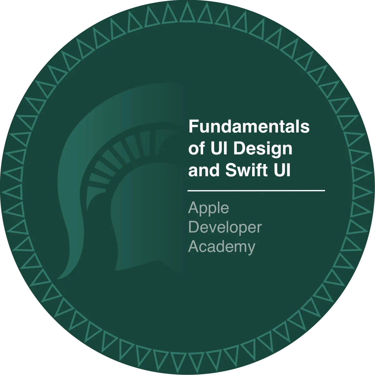 UI Design and Swift Fundamentals badge