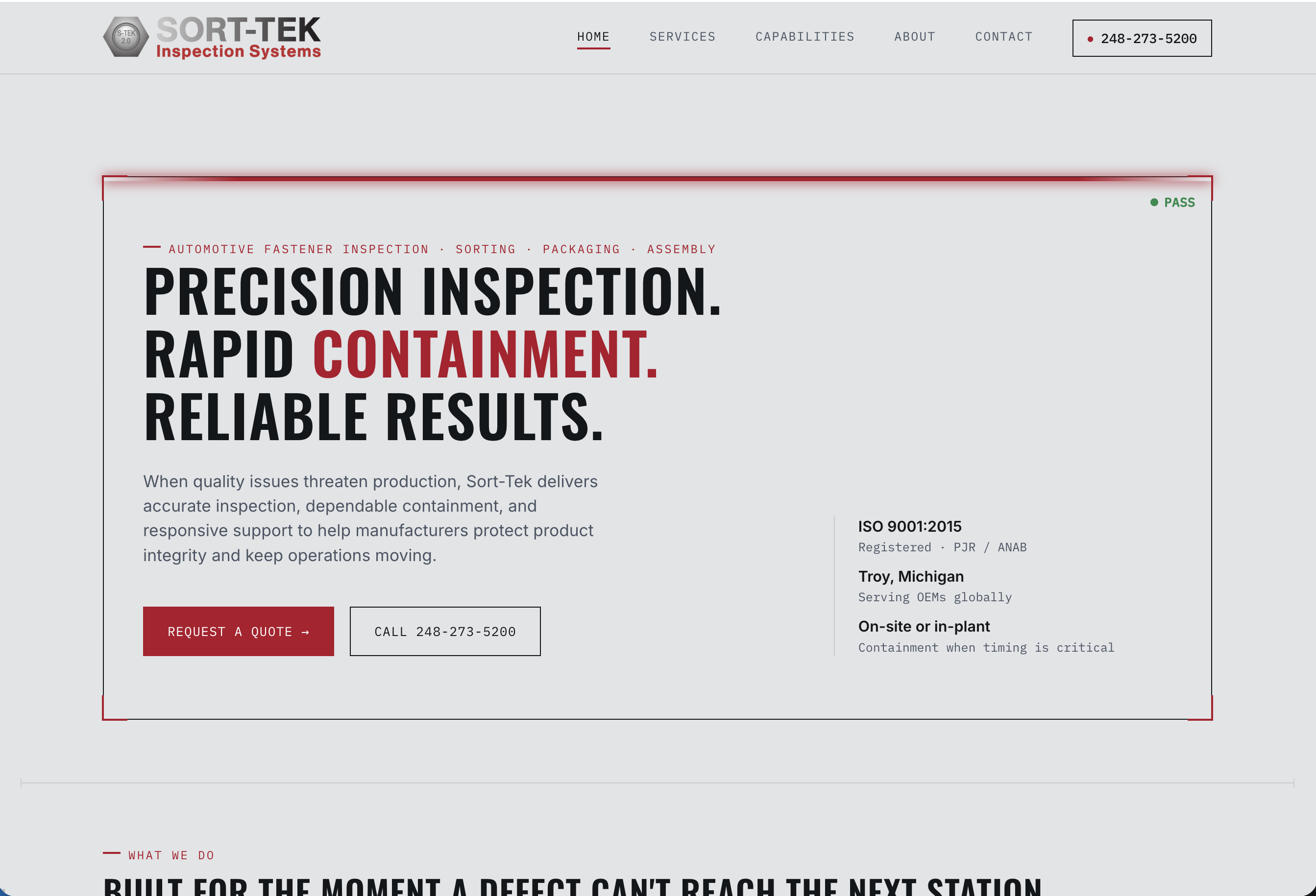 Sort-Tek Inspection Systems