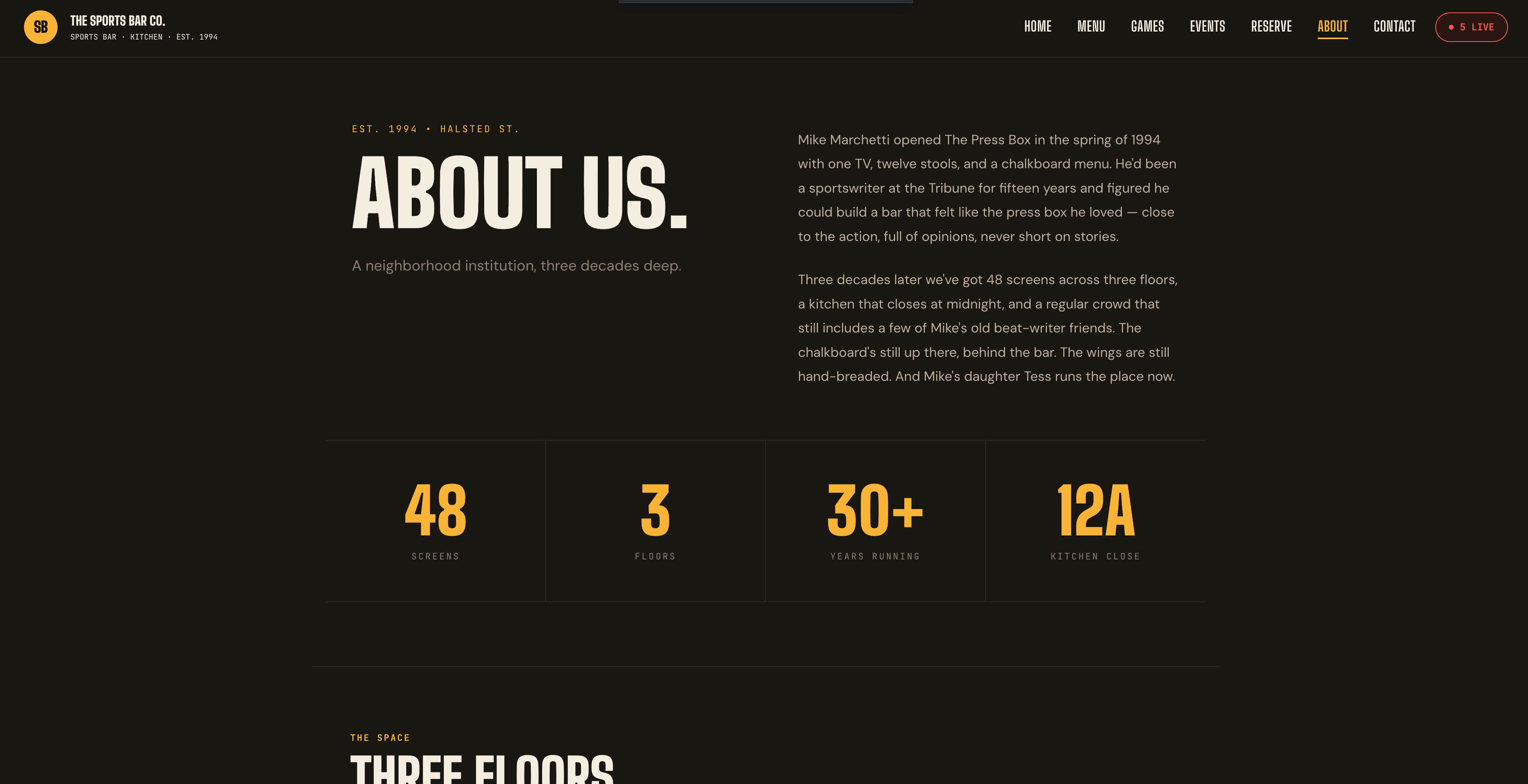 About page