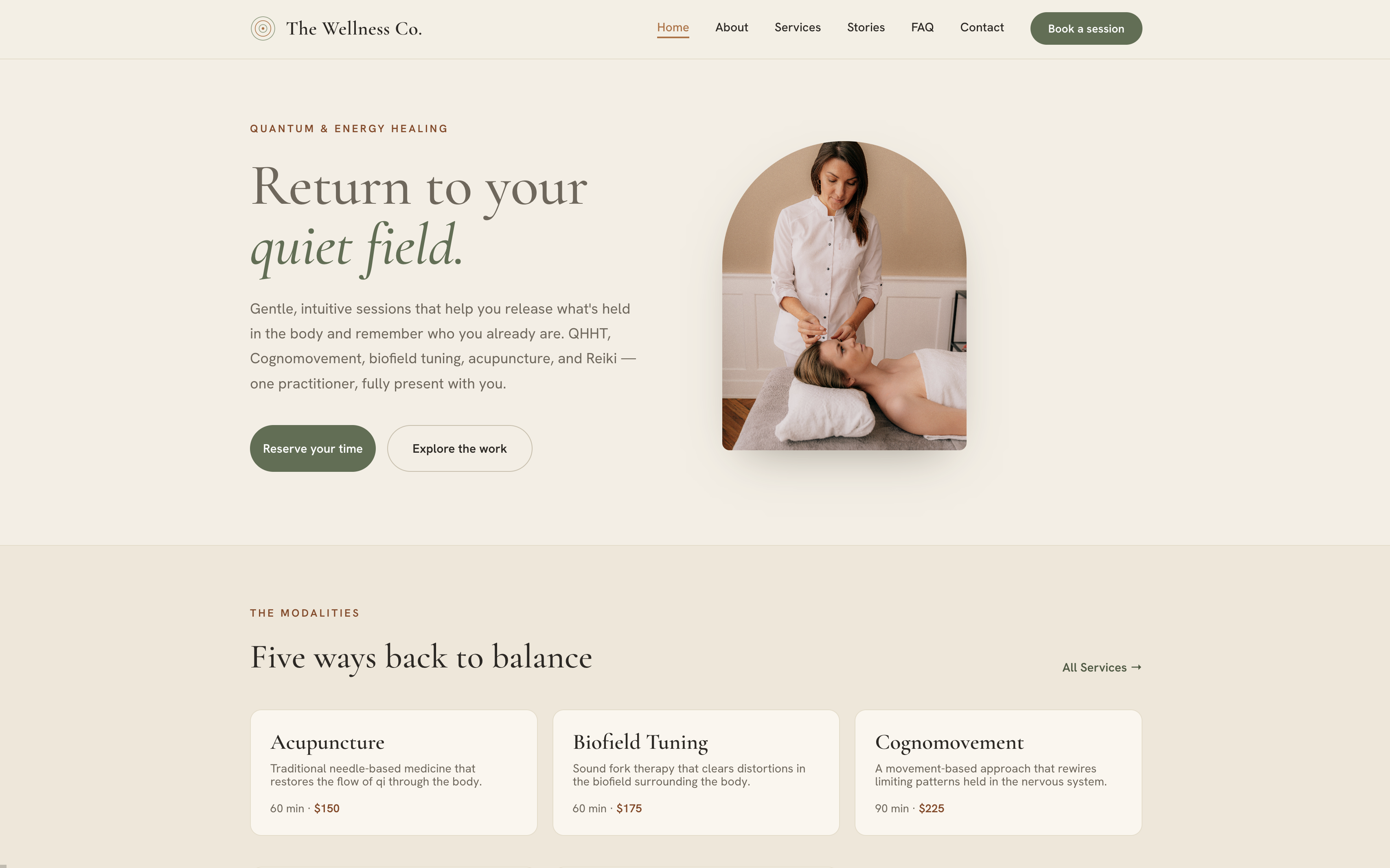 Home page